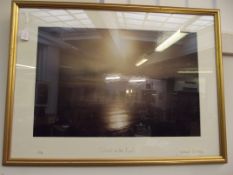 Framed limited edition print 3/50, signed Michael