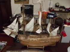 Large model ship
