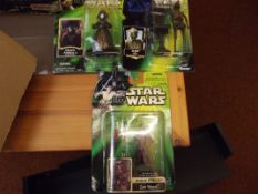 Three Star Wars figures
