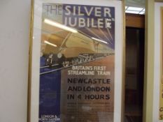 Framed reproduction poster, London and North Easte