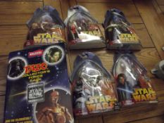 Five Star Wars figures together with a Collectors