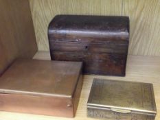 Three various vintage boxes