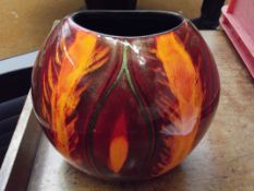 Poole pottery purse vase
