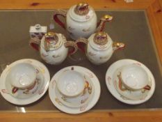 Japanese lithophane part tea set