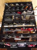 Large collection model cars