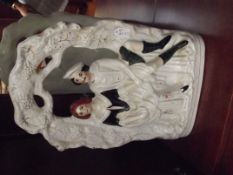 Large Staffordshire flat back