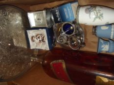Various items to include a large Johnny Walker whi
