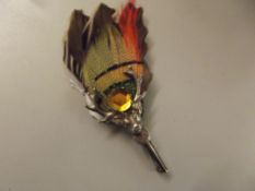 Scottish plume brooch
