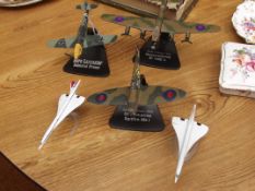 5 model military planes