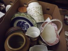 Various ceramics to include Hornsea storage jars