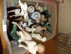 Various figurines to include Juliana collectables