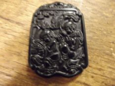 Chinese carved hardstone pendant