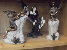 3 figures of fairies