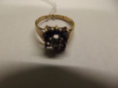 9 carat gold dress ring