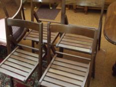 4 folding chairs