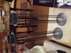 Pair of candle holders