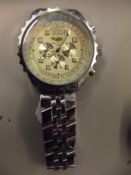 Gent's Breitling style wristwatch