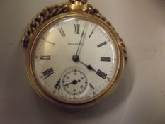 Ingersol open faced pocket watch