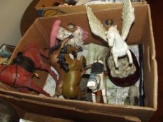 Collection of various horse figures