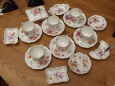 Royal Crown Derby tea set, Derby posies