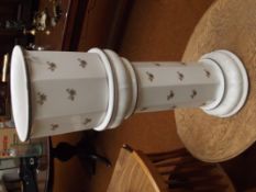 Ceramic jardiniere and stand