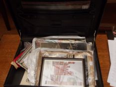 Briefcase and contents