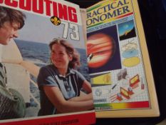 Various vintage books to include a set of How and