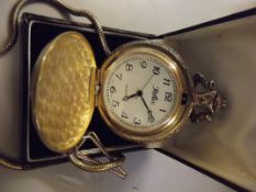 Modern Reflex full hunter pocket watch