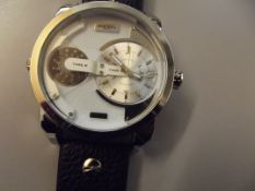 Diesel wristwatch with white dial