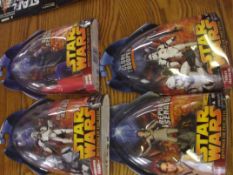 4 Star Wars figures