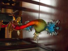 Art glass cockerel