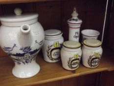 Group of apothecary jars, 20th century