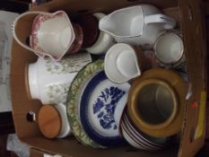 Box of ceramics
