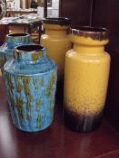 Two West German vases