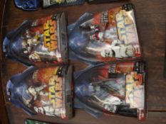 4 Star Wars figures