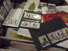 Collection of mint stamps and others