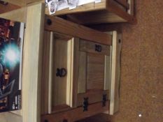 Pine bedside cabinet