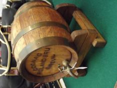Miniature beer barrel