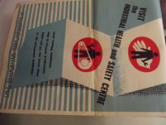 1950's Industrial Health and Safety poster