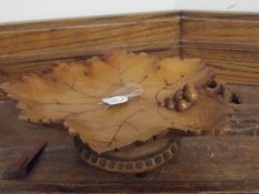 Musical wooden fruit bowl