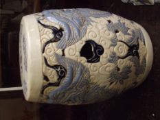 Ceramic garden seat