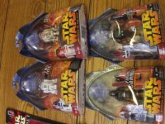4 Star Wars figures