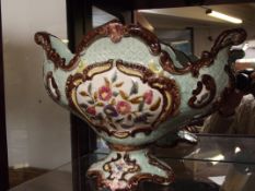 Majolica planter
