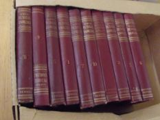 10 volumes of Newnes Knowledge books