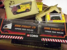 Assorted collectable cars to include an Eddie Stob