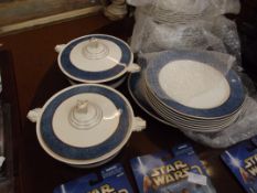 Burslem part dinner service