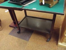 Folding card table/ tea trolley