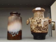 Two West German vases