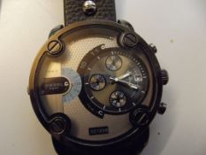 Diesel style wristwatch