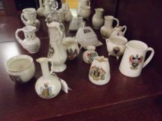 Collection of crested ware